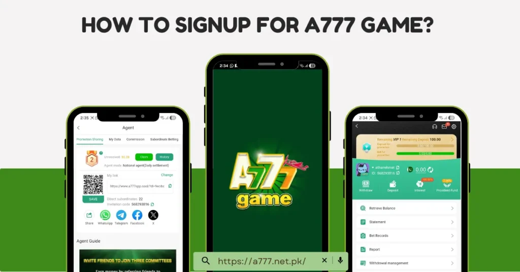 A777 Game Signup